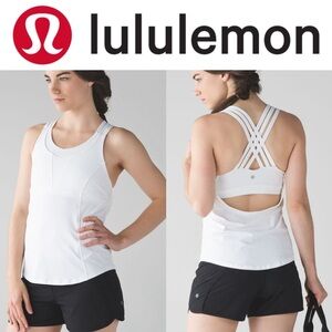 Lululemon Beat The Heat Tank
White

#110